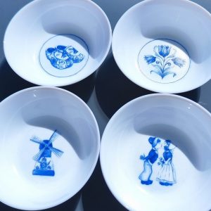 Set 4 Cuencos Porcelana